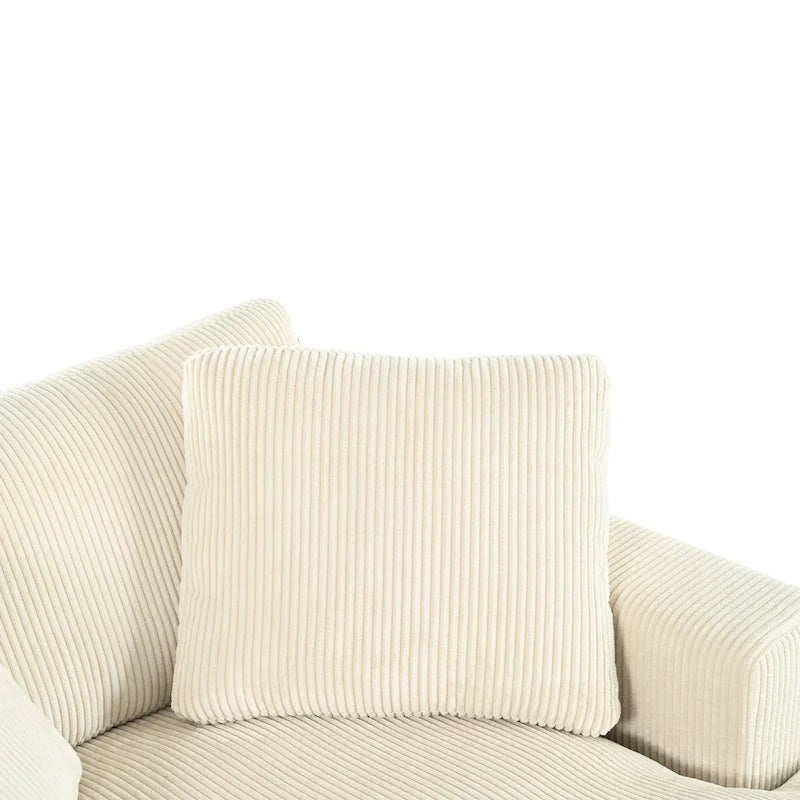 Chaise longue beige, 1-2 places