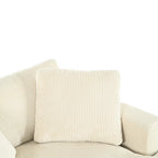 Chaise longue beige, 1-2 places