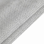 Canapé d'angle en L blanc/gris clair avec méridienne, 4-5 places