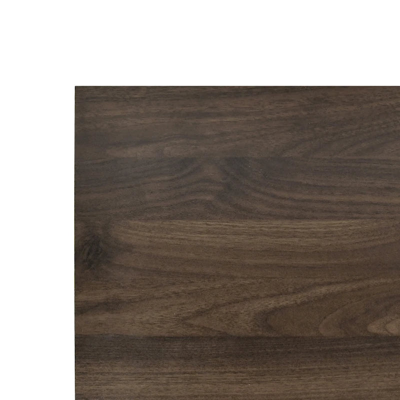 Lot de 2 tables de chevet à 2 tiroirs, style rustique – Érable gris / Noyer