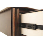 Table d'appoint contemporaine marron – Dessus en bois, 1 personne