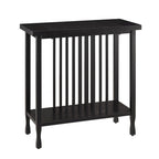 Petite table d'appoint – Brun/noir et noir délavé, 1 personne