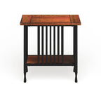 Petite table d'appoint – Brun/noir et noir délavé, 1 personne
