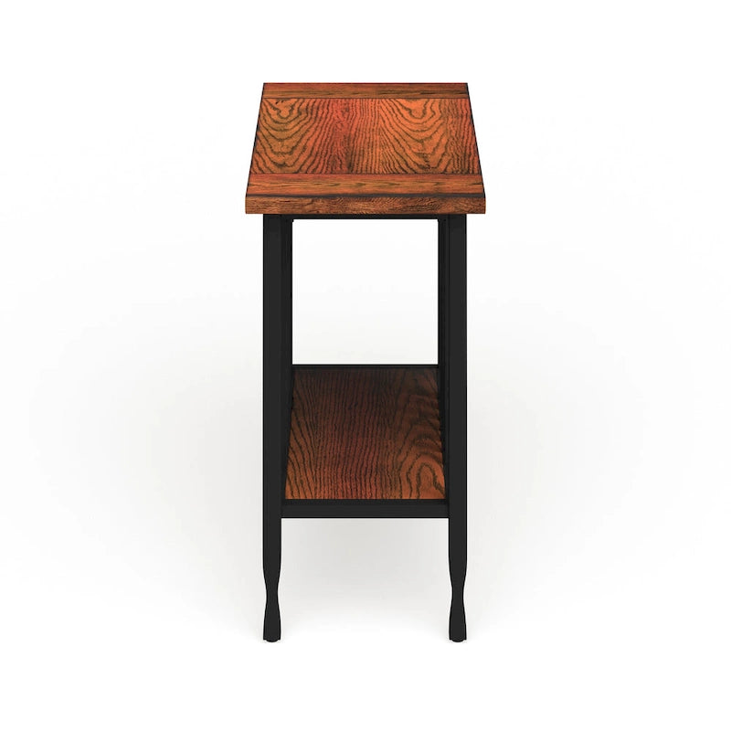 Petite table d'appoint – Brun/noir et noir délavé, 1 personne