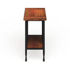 Petite table d'appoint – Brun/noir et noir délavé, 1 personne