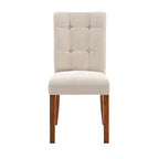 Chaise de salle à manger capitonnée – Lot de 2
