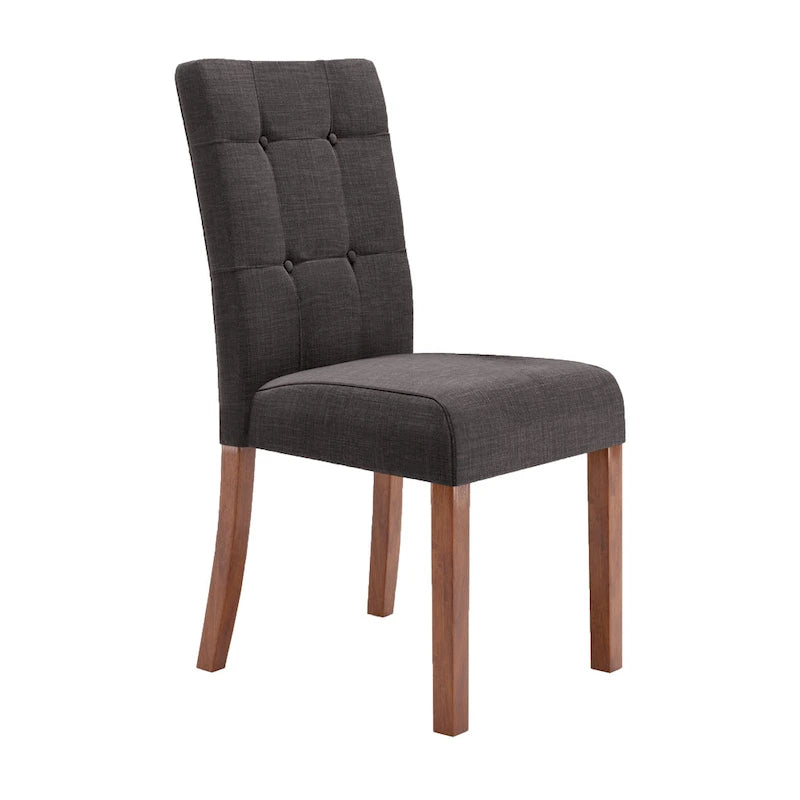 Chaise de salle à manger capitonnée – Lot de 2