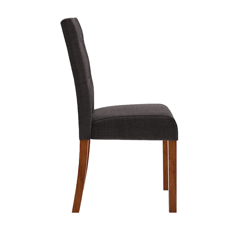 Chaise de salle à manger capitonnée – Lot de 2
