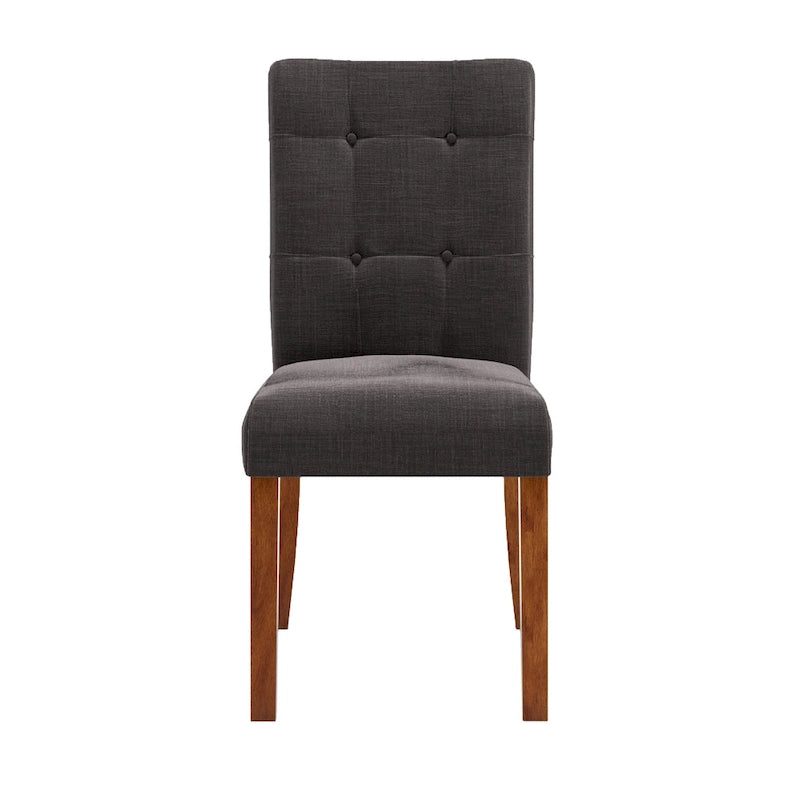 Chaise de salle à manger capitonnée – Lot de 2