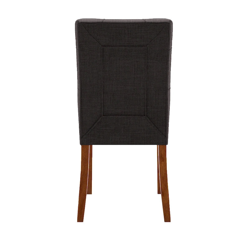 Chaise de salle à manger capitonnée – Lot de 2