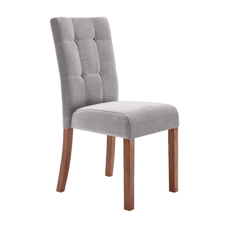 Chaise de salle à manger capitonnée – Lot de 2