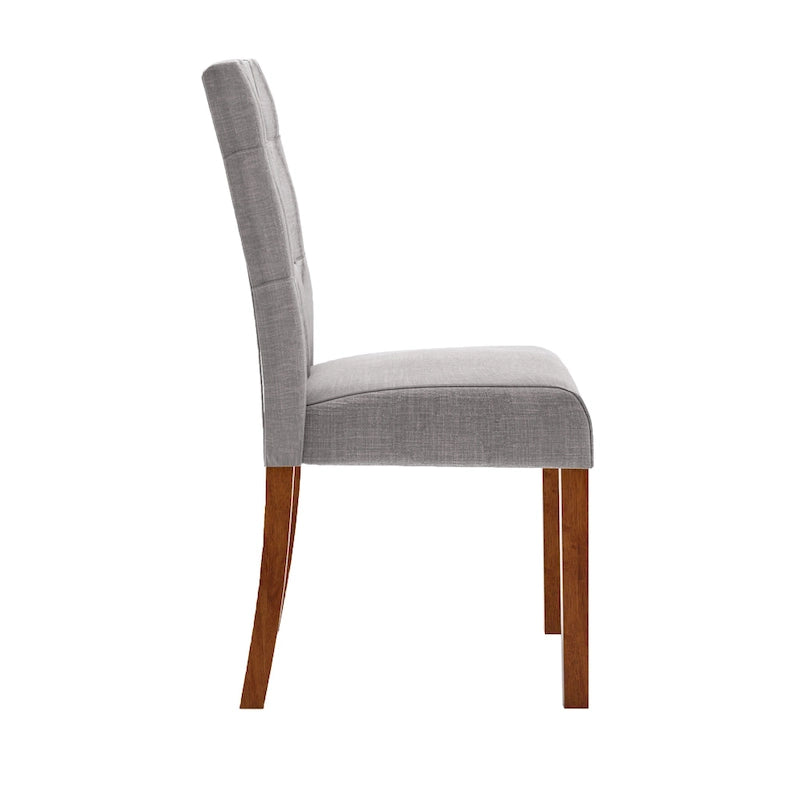 Chaise de salle à manger capitonnée – Lot de 2