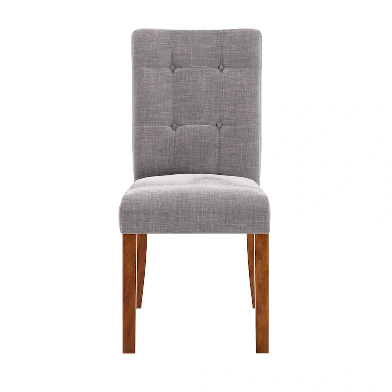 Chaise de salle à manger capitonnée – Lot de 2