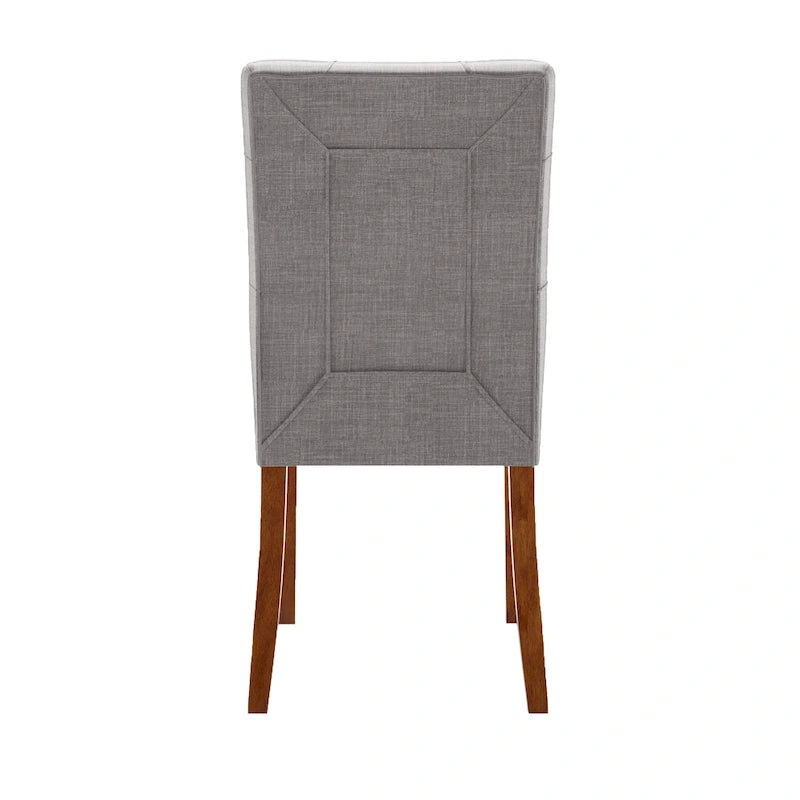 Chaise de salle à manger capitonnée – Lot de 2
