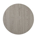 Dessus de table réversible stratifié rond de 36" | Naturel/Noyer et Blanc/Gris | 2-4 places