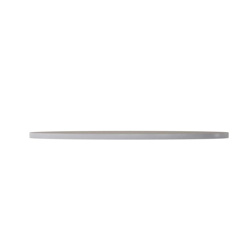 Dessus de table réversible stratifié rond de 36" | Naturel/Noyer et Blanc/Gris | 2-4 places