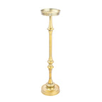 Table d'appoint piédestal ronde en laiton de 6 pouces, lot de 2