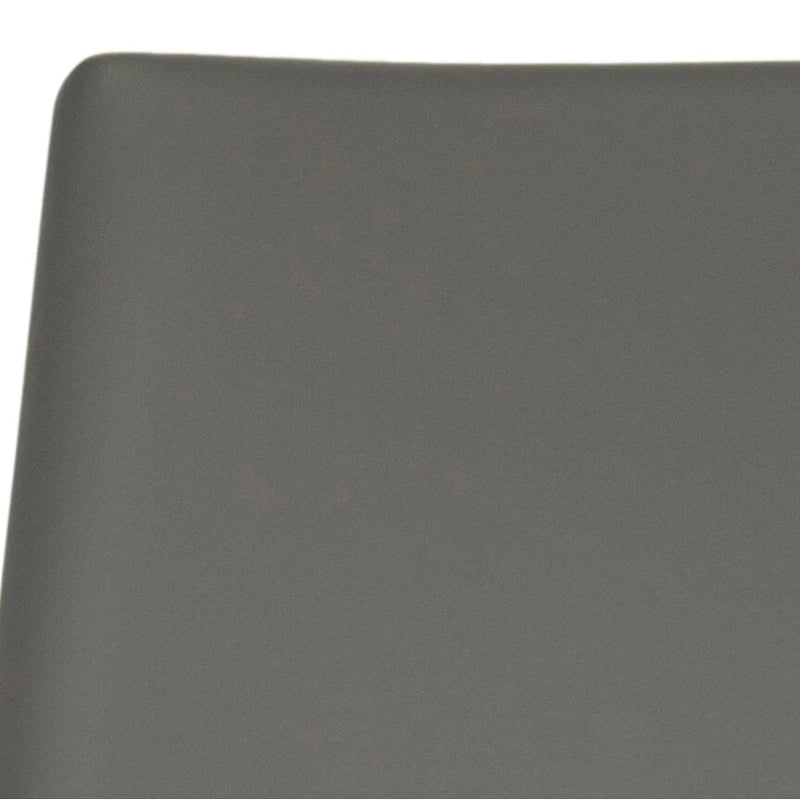 Chaise de salle à manger en cuir PU, lot de 2 – Marron / Noir / Taupe / Blanc / Gris