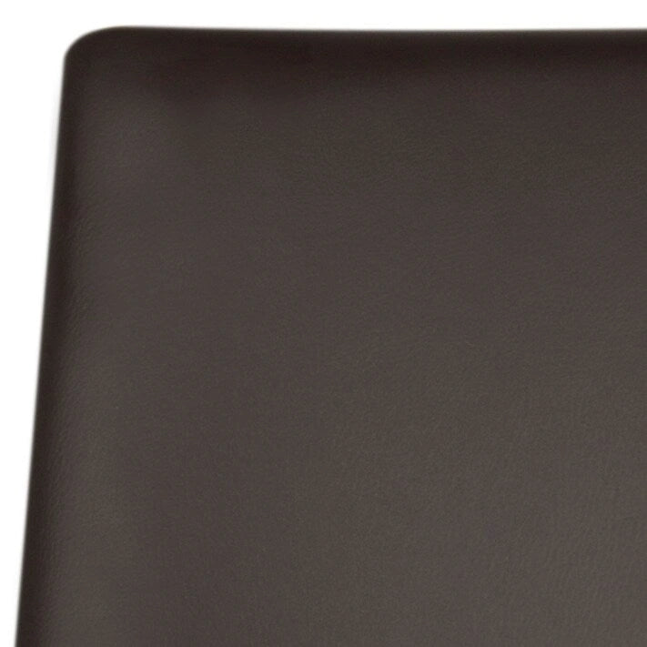 Chaise de salle à manger en cuir PU, lot de 2 – Marron / Noir / Taupe / Blanc / Gris