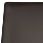 Chaise de salle à manger en cuir PU, lot de 2 – Marron / Noir / Taupe / Blanc / Gris