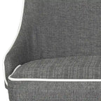 Chaise de salle à manger en cuir PU, lot de 2 – Marron / Noir / Taupe / Blanc / Gris