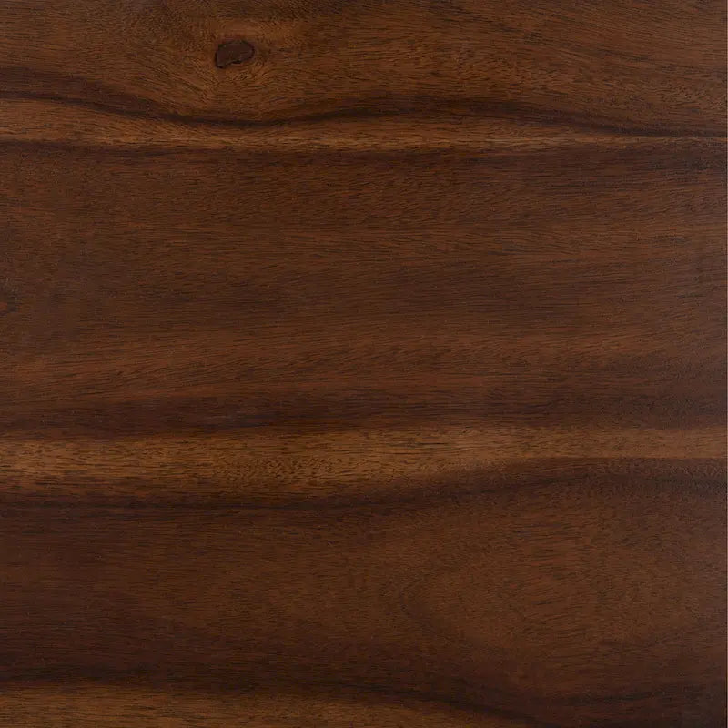 Table de chevet à 3 tiroirs en noyer