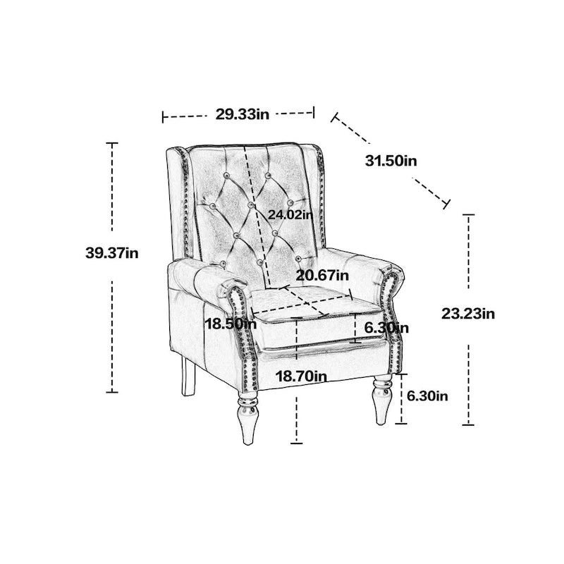 Fauteuil d'appoint individuel en tonneau avec cadre en bois – Noir / Marron / Caramel / Café