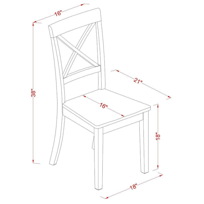 Ensemble de salle à manger ovale 5 pièces en chêne pour 4 avec rallonge papillon et chaises à dossier à lattes