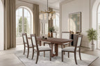 HomePop Open Back Upholstered Wood Frame Dining Chair - Set of 2