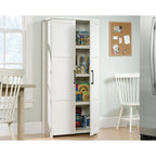 Meuble de rangement 2 portes en bois blanc