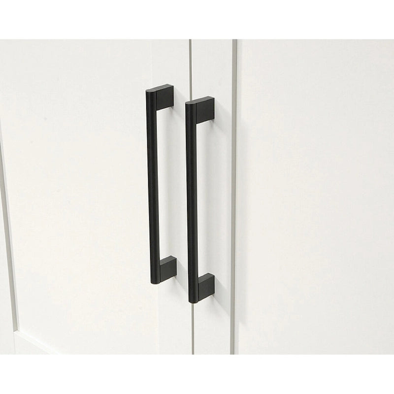 Meuble de rangement 2 portes en bois blanc