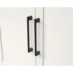 Meuble de rangement 2 portes en bois blanc