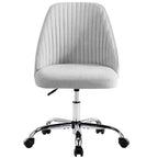 Fauteuil de bureau pivotant sans accoudoirs, bleu/gris foncé, une place