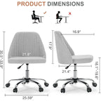 Fauteuil de bureau pivotant sans accoudoirs, bleu/gris foncé, une place