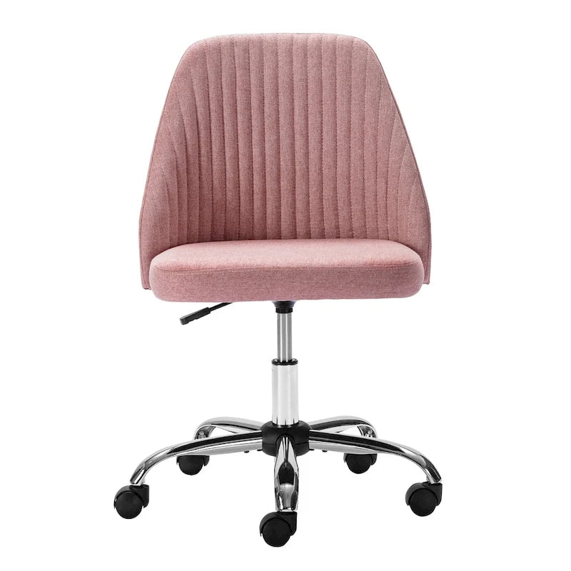 Fauteuil de bureau pivotant sans accoudoirs, bleu/gris foncé, une place