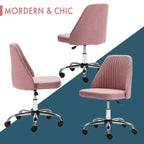 Fauteuil de bureau pivotant sans accoudoirs, bleu/gris foncé, une place