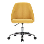 Fauteuil de bureau pivotant sans accoudoirs, bleu/gris foncé, une place