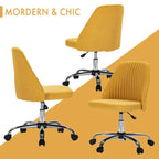 Fauteuil de bureau pivotant sans accoudoirs, bleu/gris foncé, une place