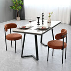 Chaises de salle à manger en velours vert/brun, modernes du milieu du siècle, lot de 2