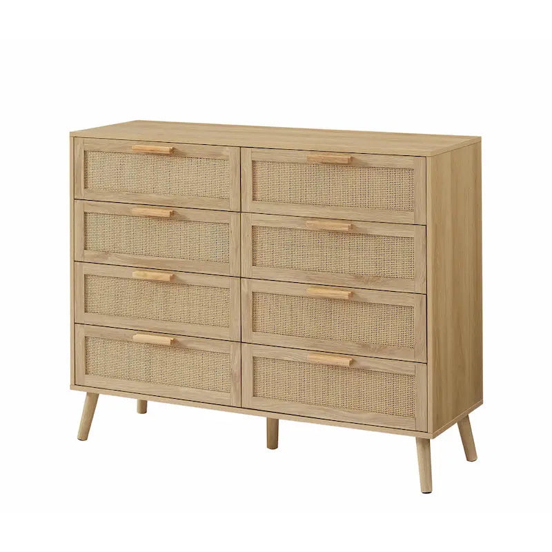 Commode en rotin naturel – 6 ou 8 tiroirs