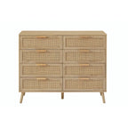 Commode en rotin naturel – 6 ou 8 tiroirs