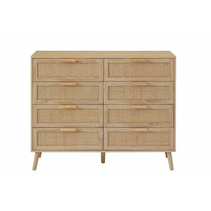 Commode en rotin naturel – 6 ou 8 tiroirs
