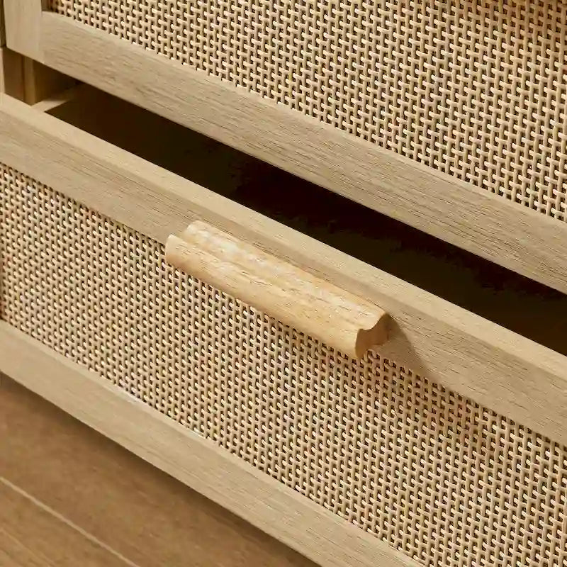 Commode en rotin naturel – 6 ou 8 tiroirs