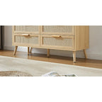 Commode en rotin naturel – 6 ou 8 tiroirs