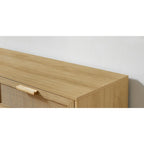 Commode en rotin naturel – 6 ou 8 tiroirs
