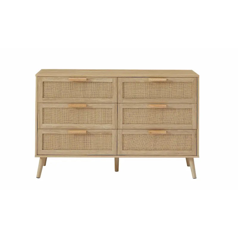 Commode en rotin naturel – 6 ou 8 tiroirs