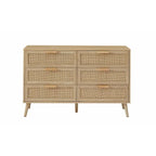 Commode en rotin naturel – 6 ou 8 tiroirs